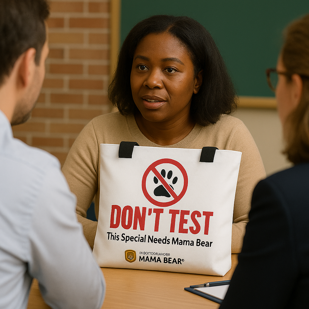 The Special Needs Mama Bear Tote Bag | Durable & Stylish