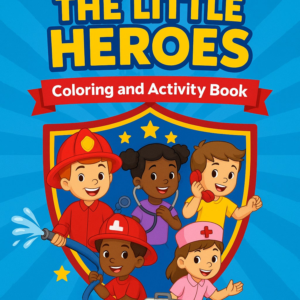 The Little Heroes Coloring and Activity Book: 9-1-1 Emergency HELP Adventures