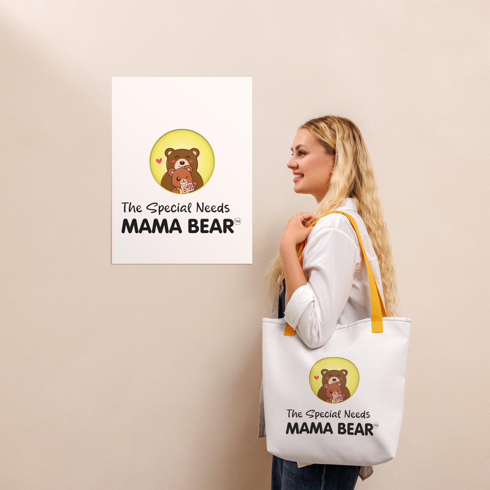 Special Needs Mama Bear Tote Bag | Fun & Durable