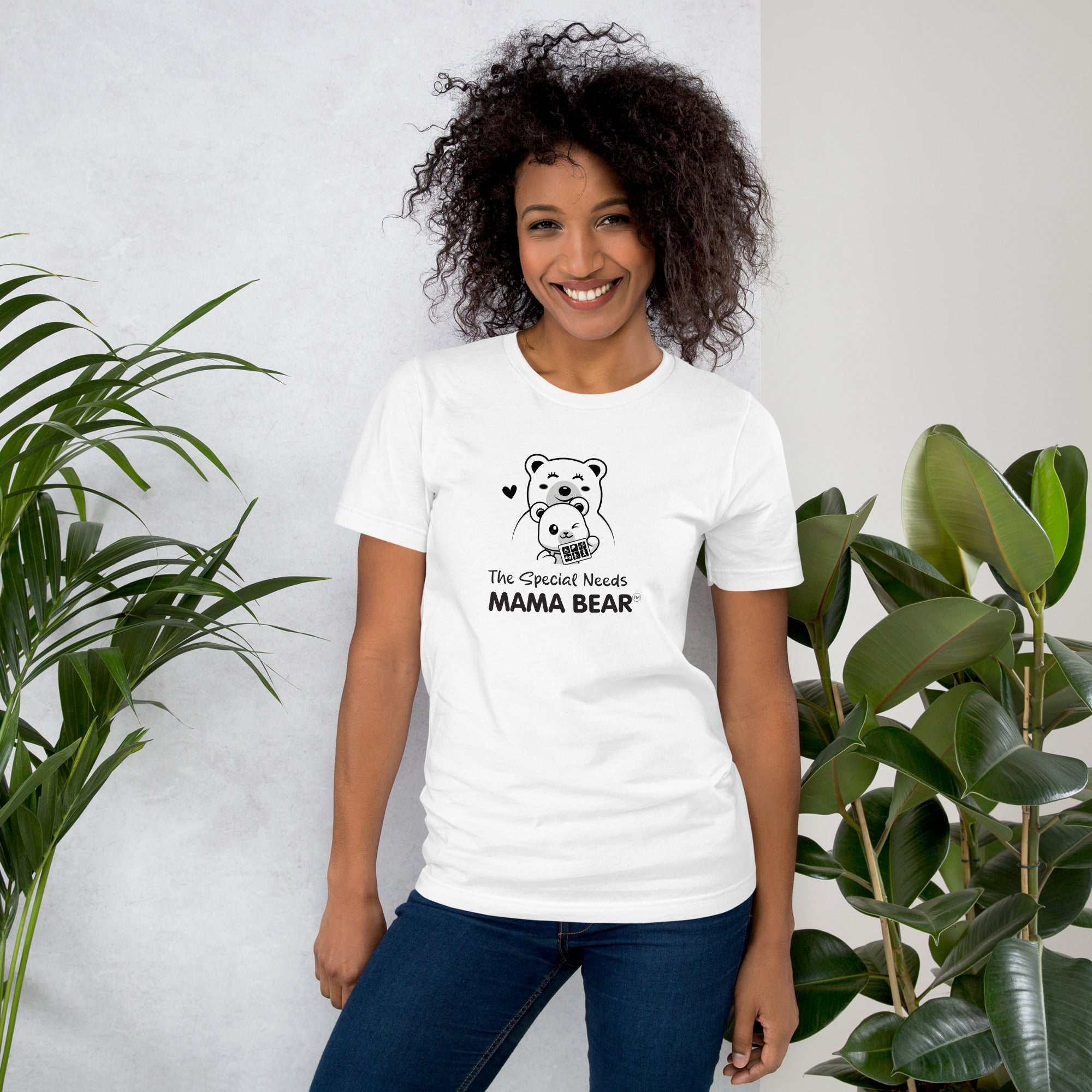 Special Needs Mama Bear’s Organic Ribbed Neck T-Shirt